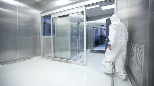 Tür für Reinraum - SL500 - ASSA ABLOY Entrance Systems Italy Srl - für Gesundheitseinrichtungen / Labor / für die Pharmaindustrie
