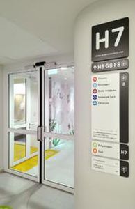 Schutztür - UniSwing® Robust - KONE - Brandschutz / für Gesundheitseinrichtungen / einflügelig