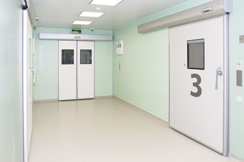 Strahlenschutztür - Lindo&reg; - SHD Italia - mit Abschirmung / für Intensivpflege / für OP-Saal
