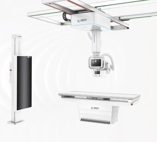Digitales Röntgensystem - Changfeng  - Angell Technology - für multifunktionale Röntgenaufnahmen / mit Schwenkarm-Säulen / mit bodenstehendem Bucky