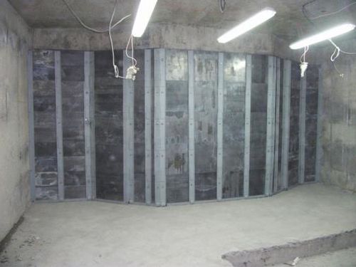 Strahlenschutzmauer für Nuklearmedizinraum - DIB Radioprotection - für Röntgensaal / Blei / Wolfram