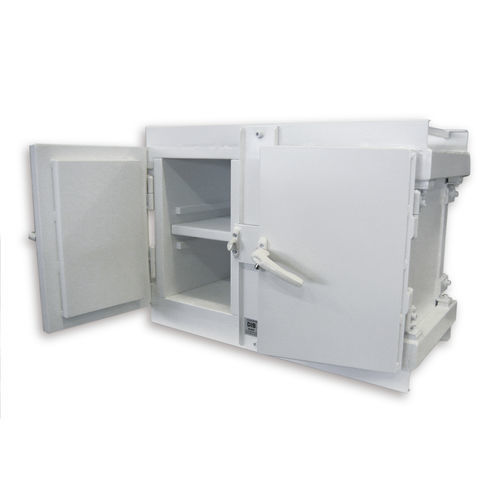 Transfer-Schrank - DIB Radioprotection - für radioaktives Isotop / für Nuklearlabor / mit Regal