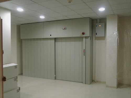 Strahlenschutztür - DIB Radioprotection - für Krankenhaus / Labor / Schiebe