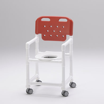 Duschstuhl mit Armlehnen - SC 200 - RCN Medizin - auf Rollen / Toilette / mit Rückenlehne