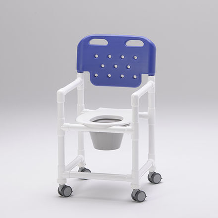 Duschstuhl mit Armlehnen - SCC 200 - RCN Medizin - auf Rollen / Toilette / mit Eimer