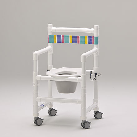 Duschstuhl - SCC 250 KB - RCN Medizin - mit Armlehnen / auf Rollen / Toilette