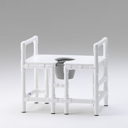 Duschhocker mit Armlehnen - DT 300 OS DSP - RCN Medizin - ohne Rückenlehne / Toilette / mit Eimer
