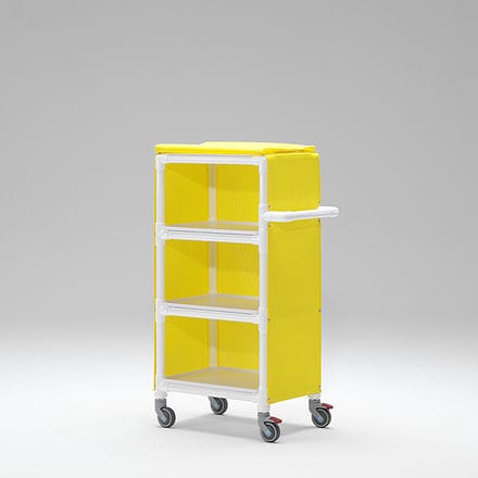 Medizinisch Sackhalterwagen - MLC 203 - RCN Medizin - Lager / mit 3 Regalbrettern