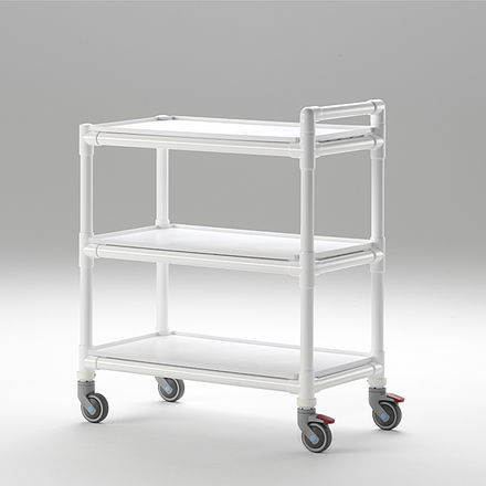 Medizinischer Wagen - MPC 353 - RCN Medizin - Mehrzweck / Vielzweck / mit 3 Regalbrettern