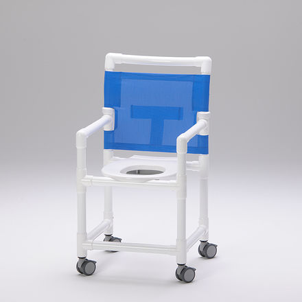 Duschstuhl mit Armlehnen - SC 100 - RCN Medizin - auf Rollen / Toilette / mit Rückenlehne