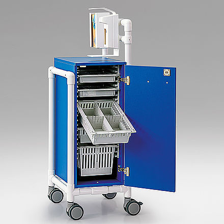 Medizinischer Wagen - MEW 75 - RCN Medizin - Vielzweck / mit Korb / modular