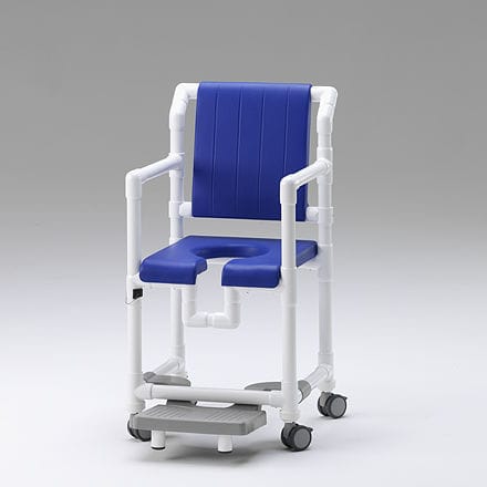 Duschstuhl mit Armlehnen - SC 100 PPG - RCN Medizin - auf Rollen / Toilette / mit Rückenlehne