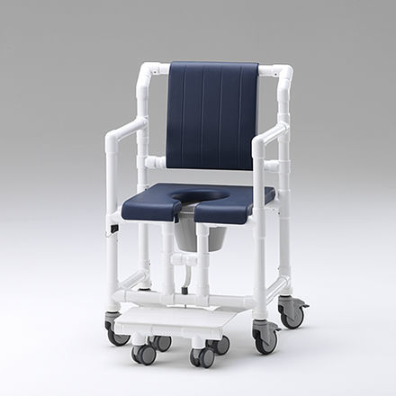 Duschstuhl mit Armlehnen - SCC 250 XL PPG - RCN Medizin - auf Rollen / mit Gleitplatte für Fußablage / Toilette