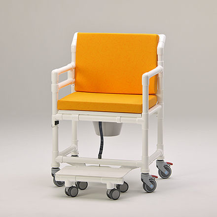 Duschstuhl mit Armlehnen - SCC 250 OS D - RCN Medizin - auf Rollen / mit Gleitplatte für Fußablage / Toilette