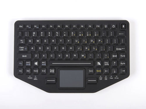 Medizinische Tastatur / Touchpad - BT-870-TP-SLIM - IKEY - Silikon / Silikongummi / kabellos