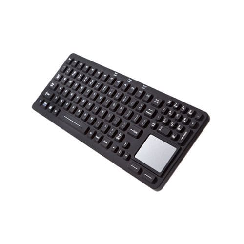 Medizinische Tastatur / Touchpad - EKS-97-TP - IKEY - Silikongummi / waschbar / USB