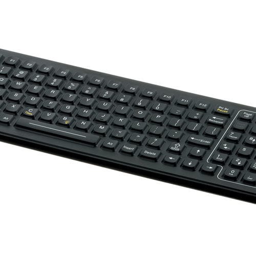 Medizinische Tastatur / mit Ziffernblock - SlimKey® - IKEY - Silikongummi / USB / mit Hintergrundbeleuchtung