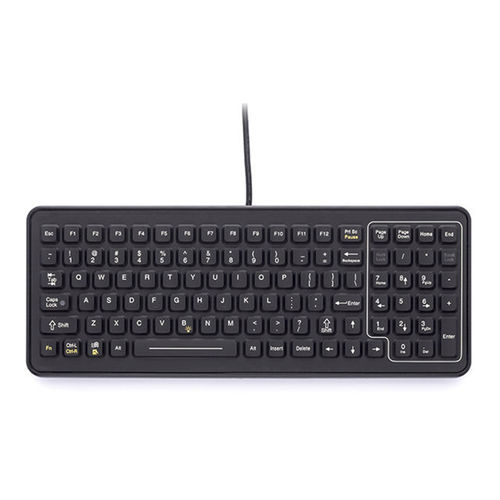 Medizinische Tastatur / mit Ziffernblock - SLK-101C-M - IKEY - Silikongummi / USB / mit Hintergrundbeleuchtung