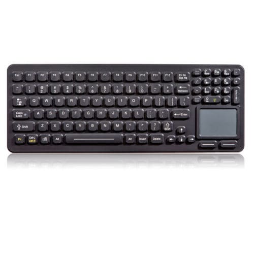 Medizinische Tastatur / Touchpad - SLK-97-TP-BLK - IKEY - Silikongummi / USB / hermetisch