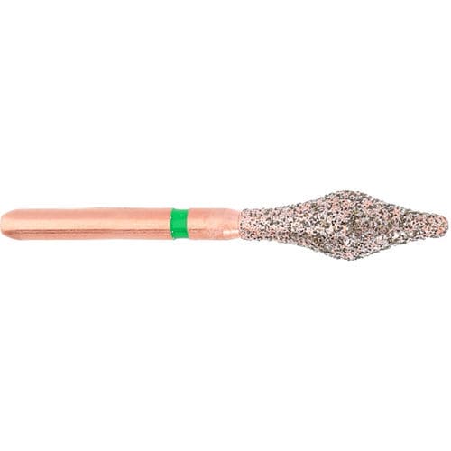 Fräser für Dentalkronen - KP6370.314.035 - Komet Dental - Gold / diamantbeschichtet / Schneid
