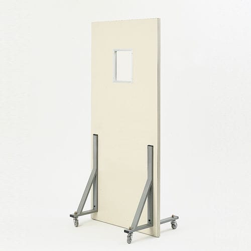 Röntgenstrahlen-Strahlenschutzschild - P-PM-0 series - Cablas - mobil / mit Fenster / 2,00 mm