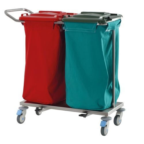 Sackhalterwagen für dreckige Wäsche - MICA 4530 - MIXTA - für saubere Wäsche / medizinisch / für Kliniken