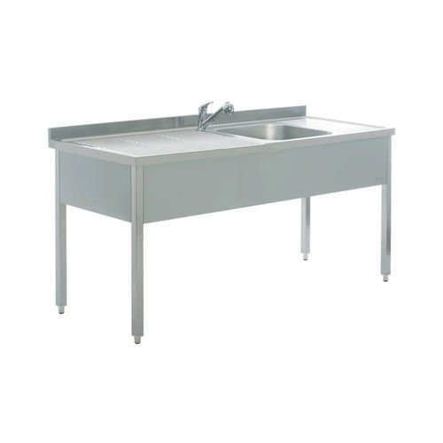 Dekontaminations-Spüle - MYT 1048 - MIXTA - für Gesundheitseinrichtungen / für Krankenhaus / 1 Station