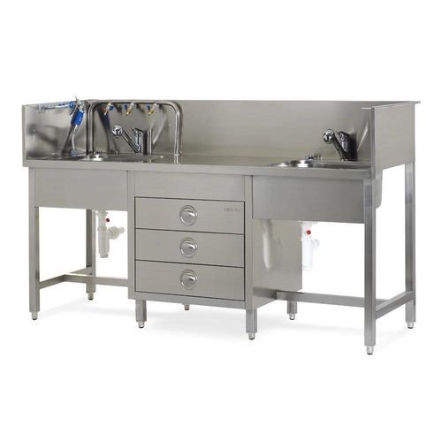 Dekontaminations-Spüle - MOYB 1051 - MIXTA - Sterilisation / für Gesundheitseinrichtungen / 2 Stationen