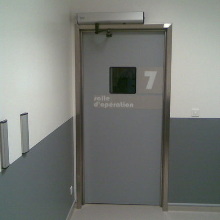 Servicetür - TSP  - Tané Hermetic - für Gesundheitseinrichtungen / für Reinraum / einflügelig