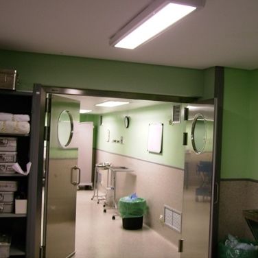 Tür für Krankenhaus - TSDA-40 - Tané Hermetic - einflügelig / Edelstahl / Typ Y