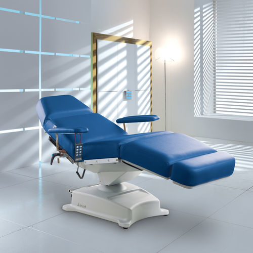 Elektrischer Chemotherapiestuhl - Ke-Treat - Lemi MD - vierteilig / auf Rollen / verstellbare Rückenlehne
