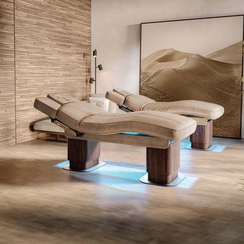 Elektrische Wellnessliege - Milano Evo - Lemi MD - mit Kopfstütze / mit verstellbarer Rückenlehne / mit Armstütze