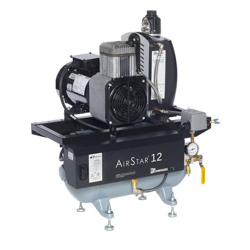 Kompressor für Zahnmedizin - AirStar 12 - Air Techniques - medizinisch / Membran / 1 Arbeitsplatz