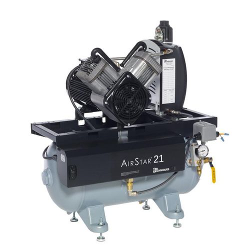 Kompressor für Zahnmedizin - AirStar 21 - Air Techniques - medizinisch / Membran / 3 Arbeitsplätze