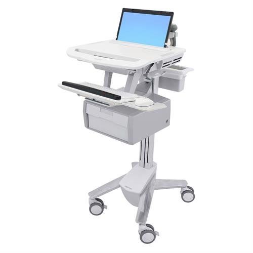 Computerwagen zur Medikamentenausgabe - SV43-11B0-0  - Ergotron - höhenverstellbar / mit Schublade