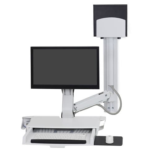 Medizinisch Computer-Arbeitsplatz - SV Combo - Ergotron - für medizinische Bildgebung / Labor / höhenverstellbar
