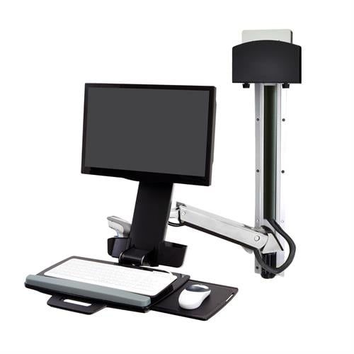 Medizinisch Computer-Arbeitsplatz - 45-271-026 - Ergotron - höhenverstellbar / wandmontiert