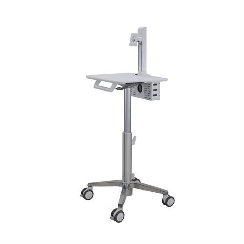 Medizinischer Wagen - SV10 - Ergotron - für medizinische Geräte / Lager / mit Regal