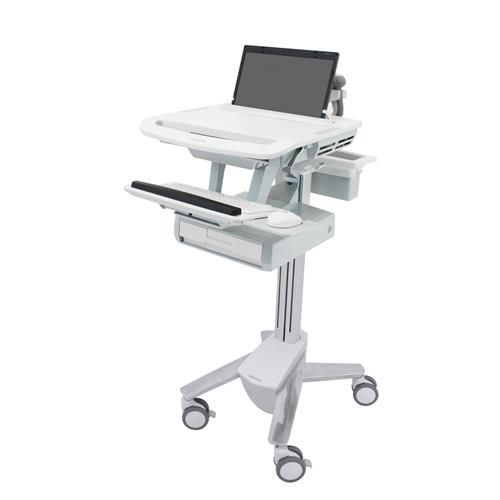 Computerwagen zur Medikamentenausgabe - SV43-1110-0  - Ergotron - höhenverstellbar / mit Schublade
