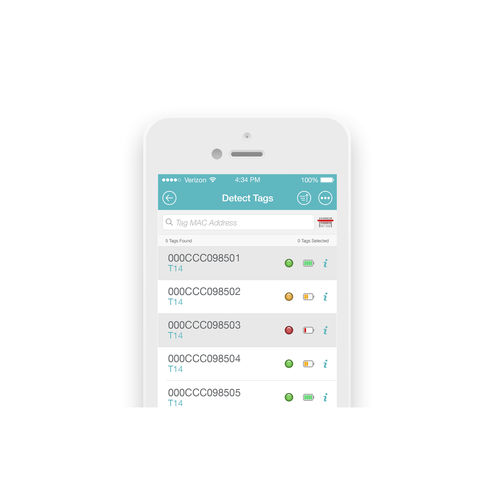 IOS-Applikation / Management - AeroScout - Securitas Healthcare - medizinisch / iOS / für Smartphone