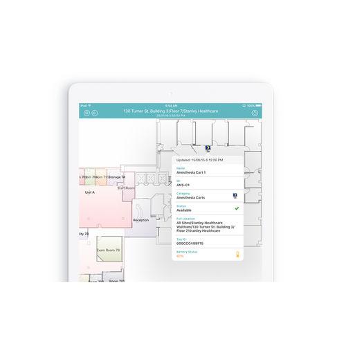 IOS-Applikation / Monitoring - MobileView Locator - Securitas Healthcare - medizinisch / iOS