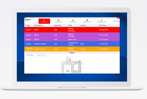 Planungssoftware - Arial - Securitas Healthcare - medizinisch / webbasiert