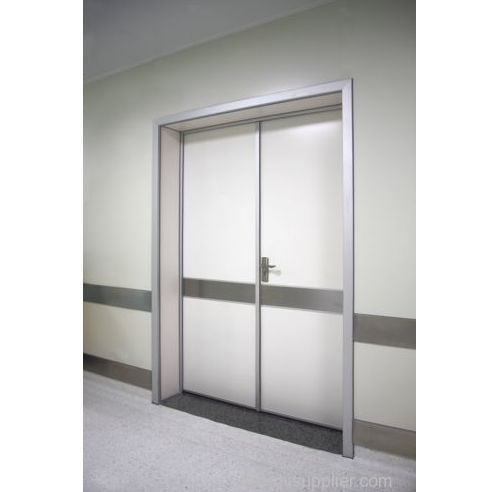 Tür für Krankenhaus - PSM-3 - OWNIC - einflügelig / Aluminium / mit Glasfront