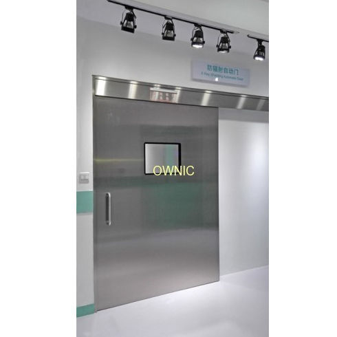 Strahlenschutztür - FETDM-2 - OWNIC - mit Abschirmung / für Krankenhaus / Schiebe