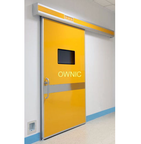 Tür für OP-Bereich - QTDM-3 - OWNIC - Schiebe / Edelstahl / Aluminium