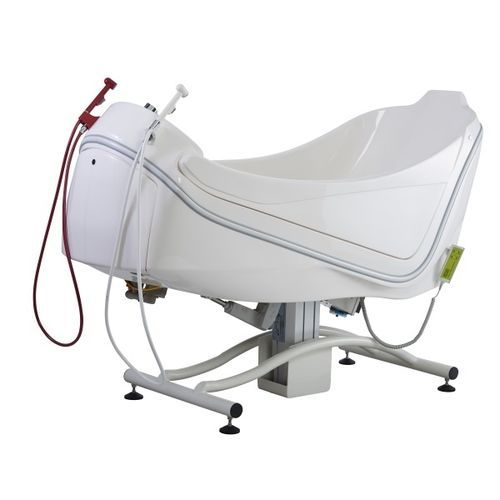 Badewanne für Wassermassage / mit Chromatherapie-Lampen - Relax - SCEMED - mit Sonotherapie-Lautsprechern