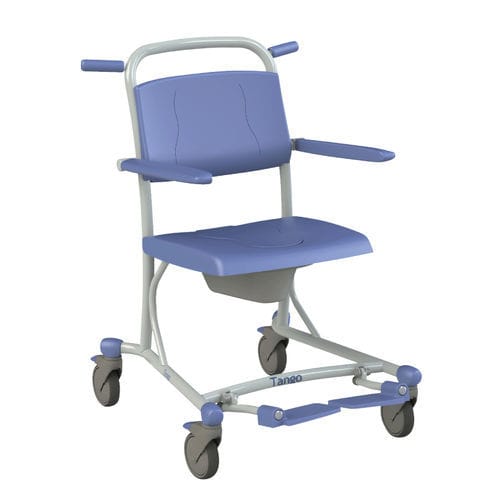 Duschstuhl mit Armlehnen - Tango  - SCEMED - mit Fußstütze / mit Eimer / ergonomisch