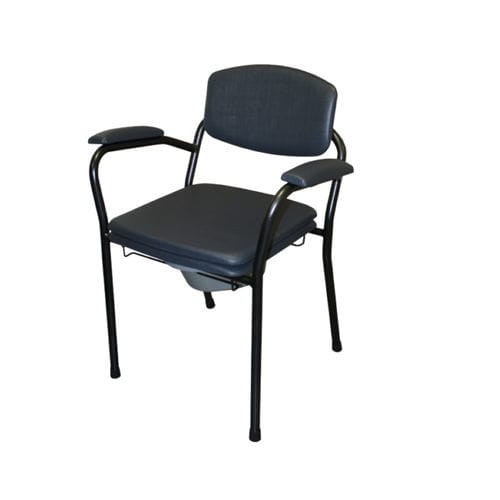 Garderobenstuhl mit Armlehnen - Alpha - SCEMED - mit Eimer / mit hoher Rückenlehne / für Personen mit eingeschränkter Mobilität