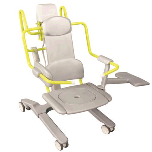 Badewannensitz mit Armlehnen - Novum 1000 - SCEMED - auf Rollen / mit Rückenlehne / Hub