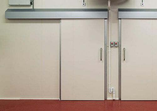 Tür für Krankenhaus - Foodcare Chiller - Metaflex Doors Europe - Schiebe / automatisch